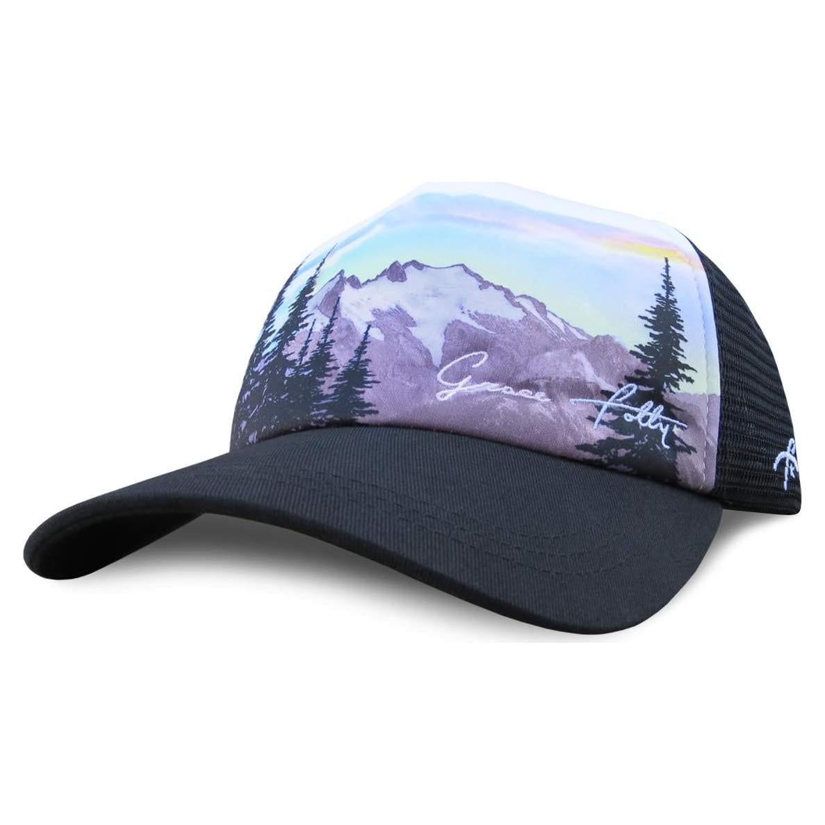 Gorra Trucker de Espuma Grace Folly Unisex Ajustable Montaña