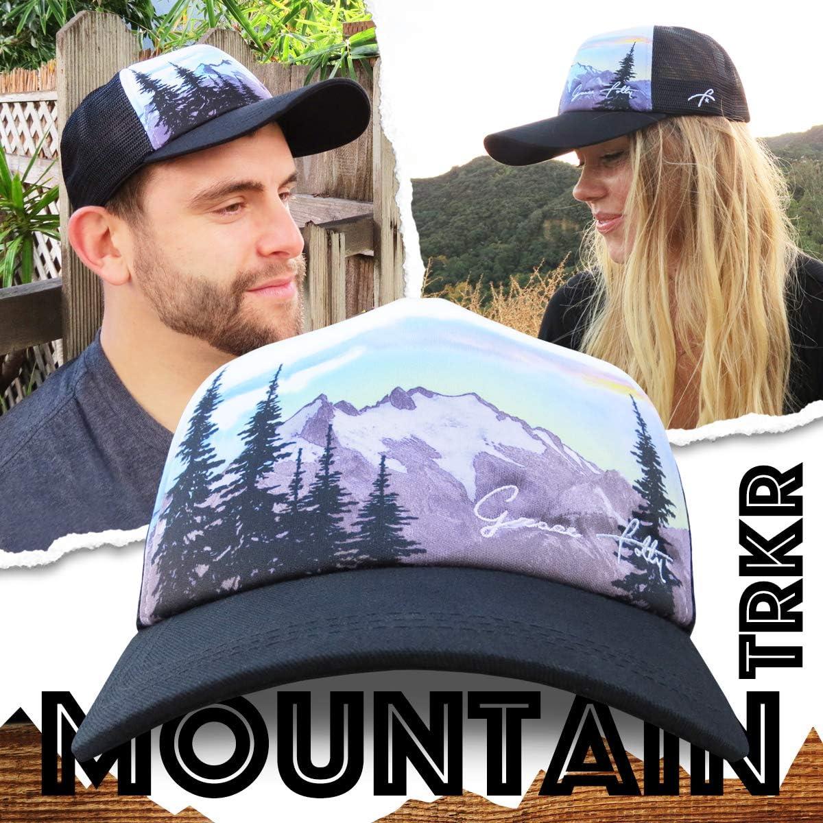 Gorra Trucker de Espuma Grace Folly Unisex Ajustable Montaña
