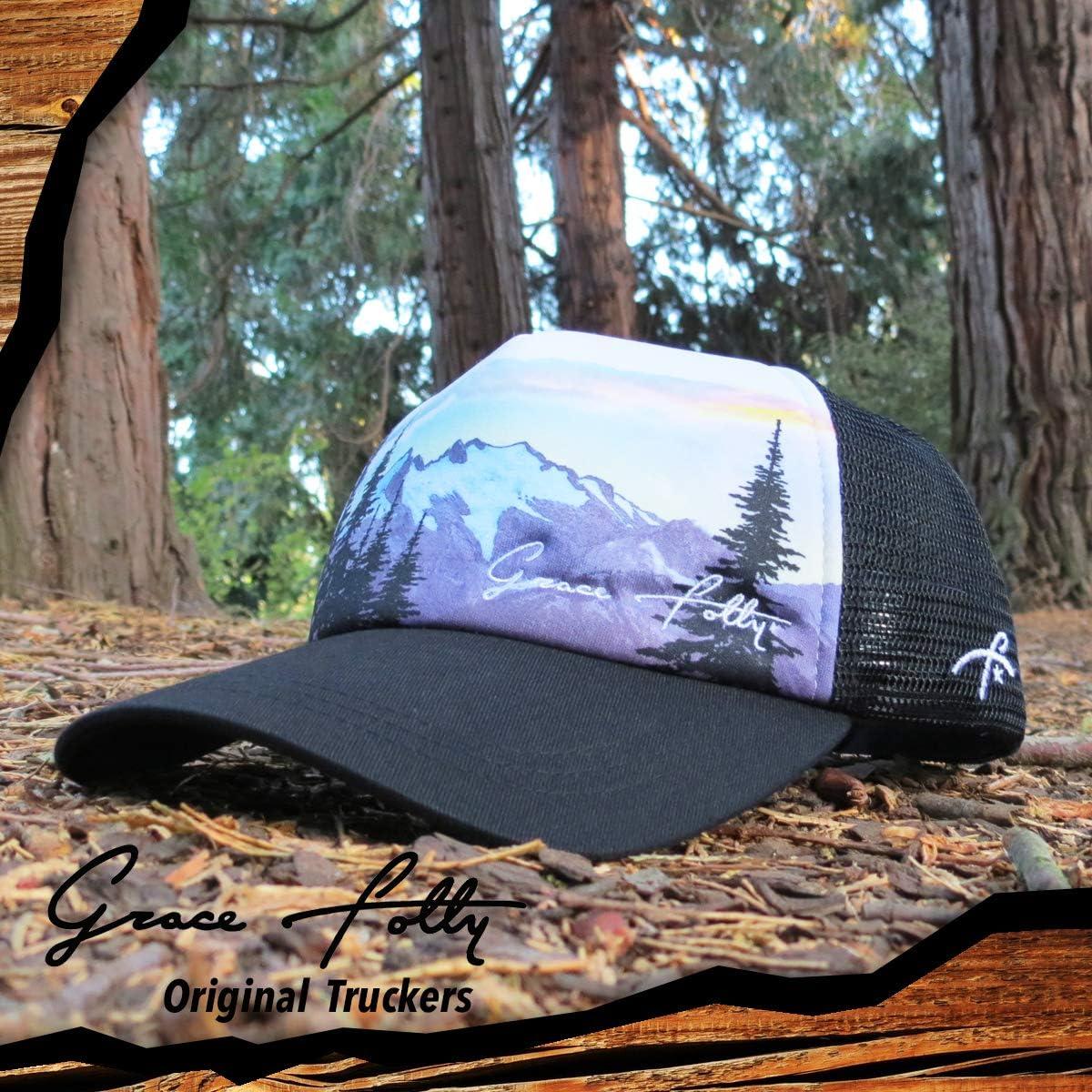 Gorra Trucker de Espuma Grace Folly Unisex Ajustable Montaña