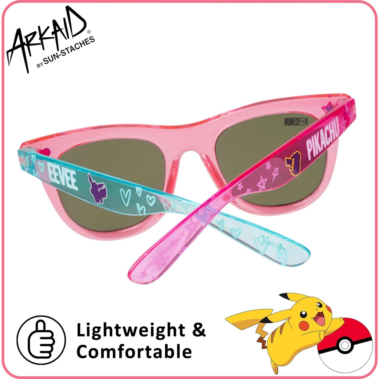 Gafas de sol Arkaid Pokémon para niños Pikachu Eevee UV400