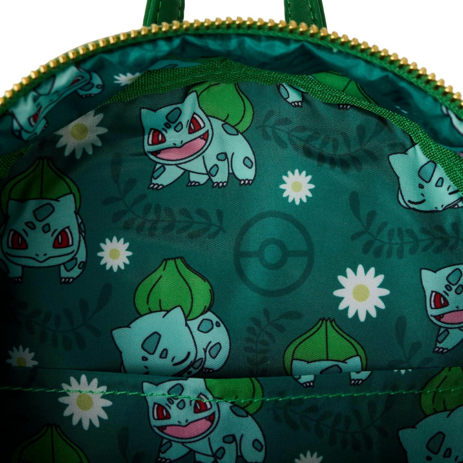 Mochila Mini Loungefly Pokémon Bulbasaur 22.8x26.6 cm