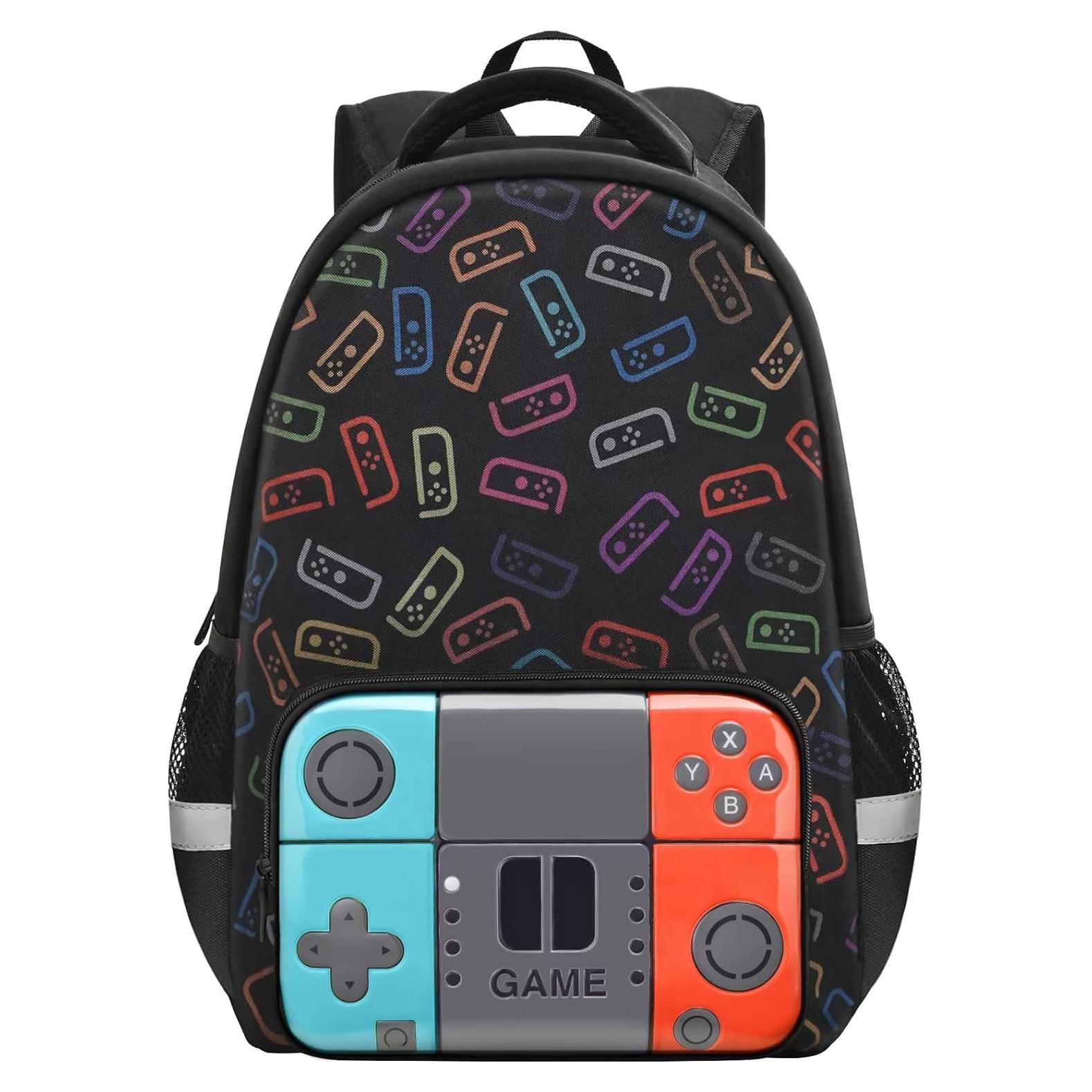 Mochila Escolar TFAUR Gamer 43 cm para Niños 6-14 Años