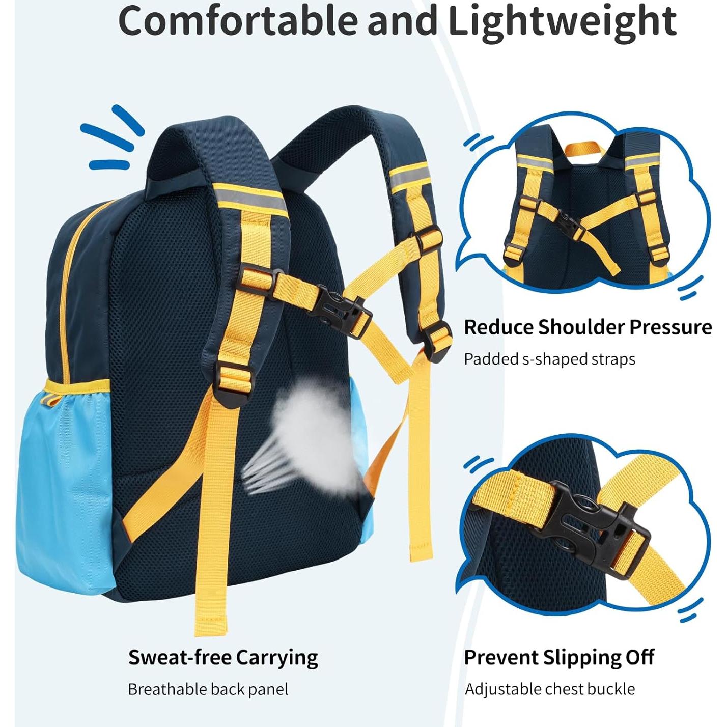 Mochila Infantil BrainyBees 15" Azul Oscuro para Preescolar