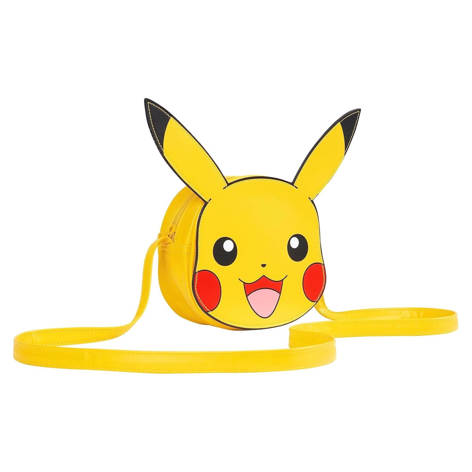 Bolso Bandolera 3D Pikachu Pokemon para Niñas Amarillo