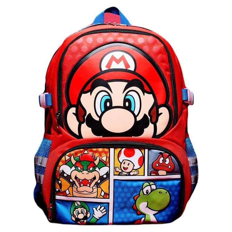 Mochila Deportiva Super Mario Brothers 40.64 cm para Niños