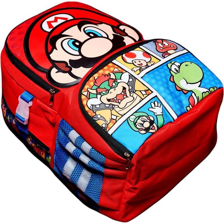 Mochila Deportiva Super Mario Brothers 40.64 cm para Niños