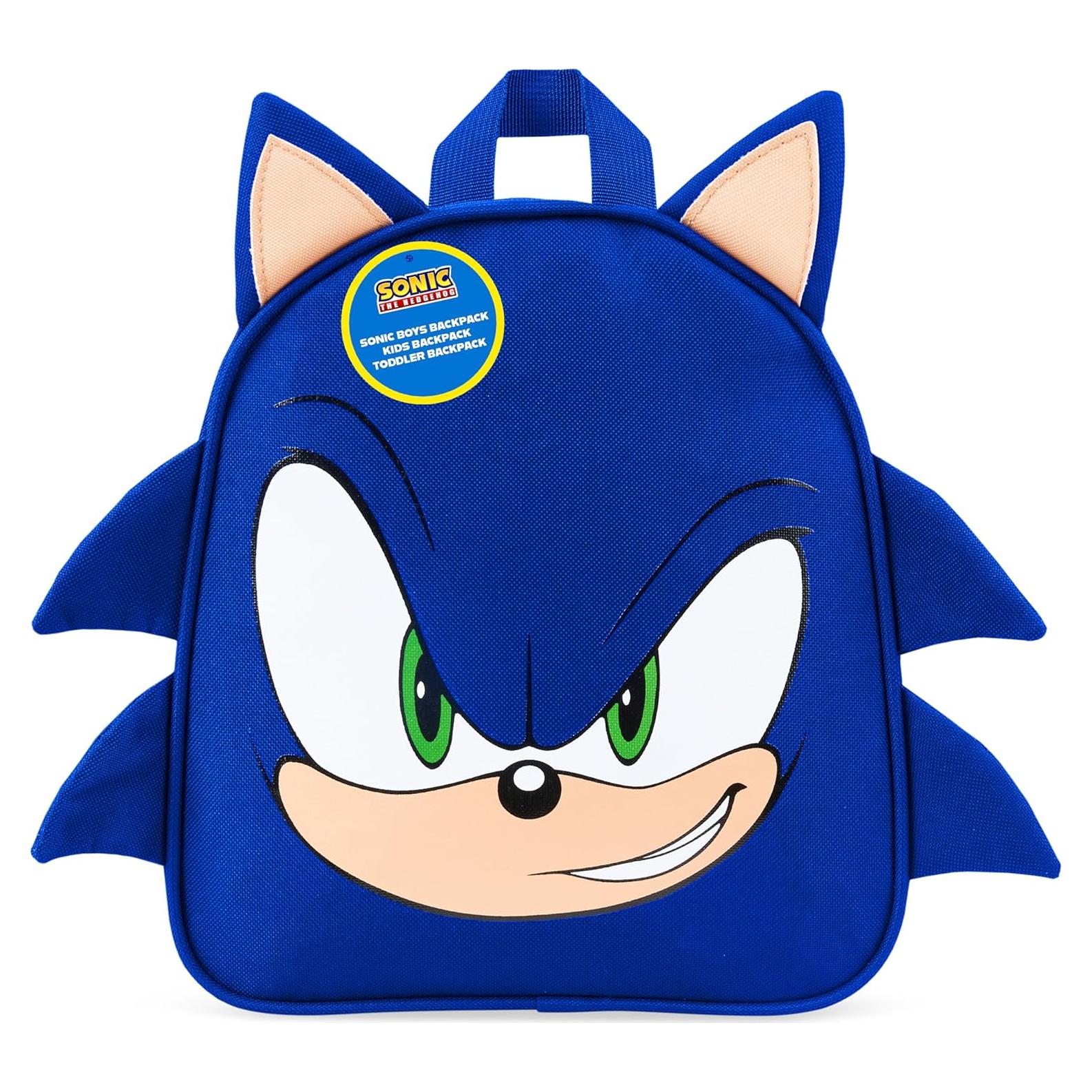 Mochila Sonic The Hedgehog Azul para Niños 27x23x10 cm