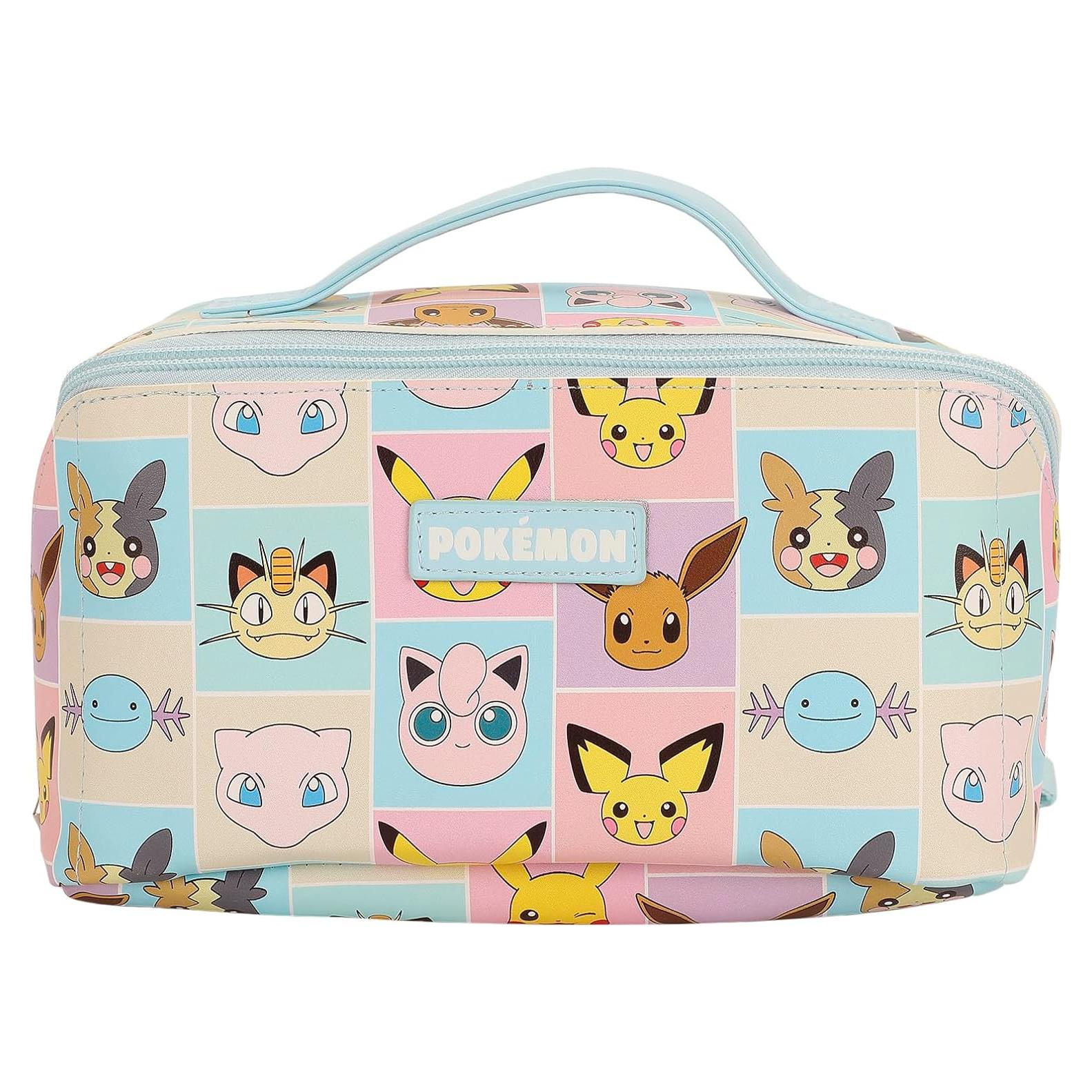 Bolsa Cosmética Pokemon Bioworld 23x11.4 cm Estampado Completo