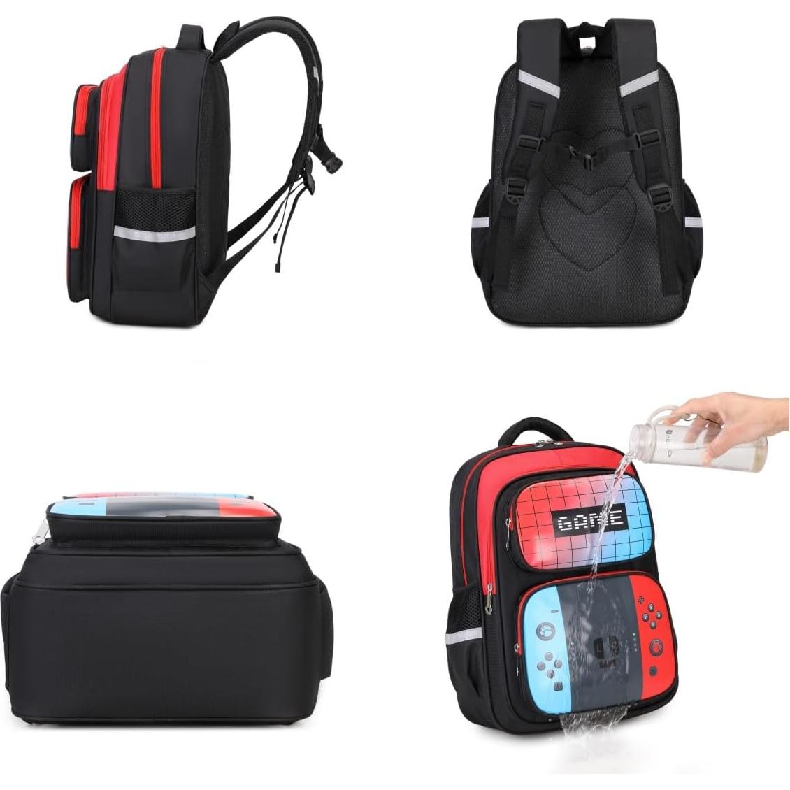 Mochila Escolar 3D Caricatura Dsoplvn 43.18 cm Impermeable