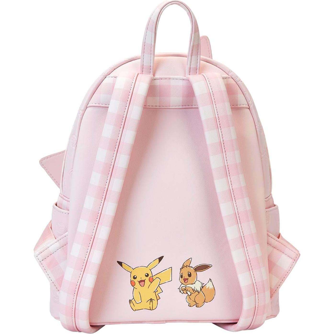 Mochila Loungefly Pikachu y Eevee 22.86x11.43x26.67cm