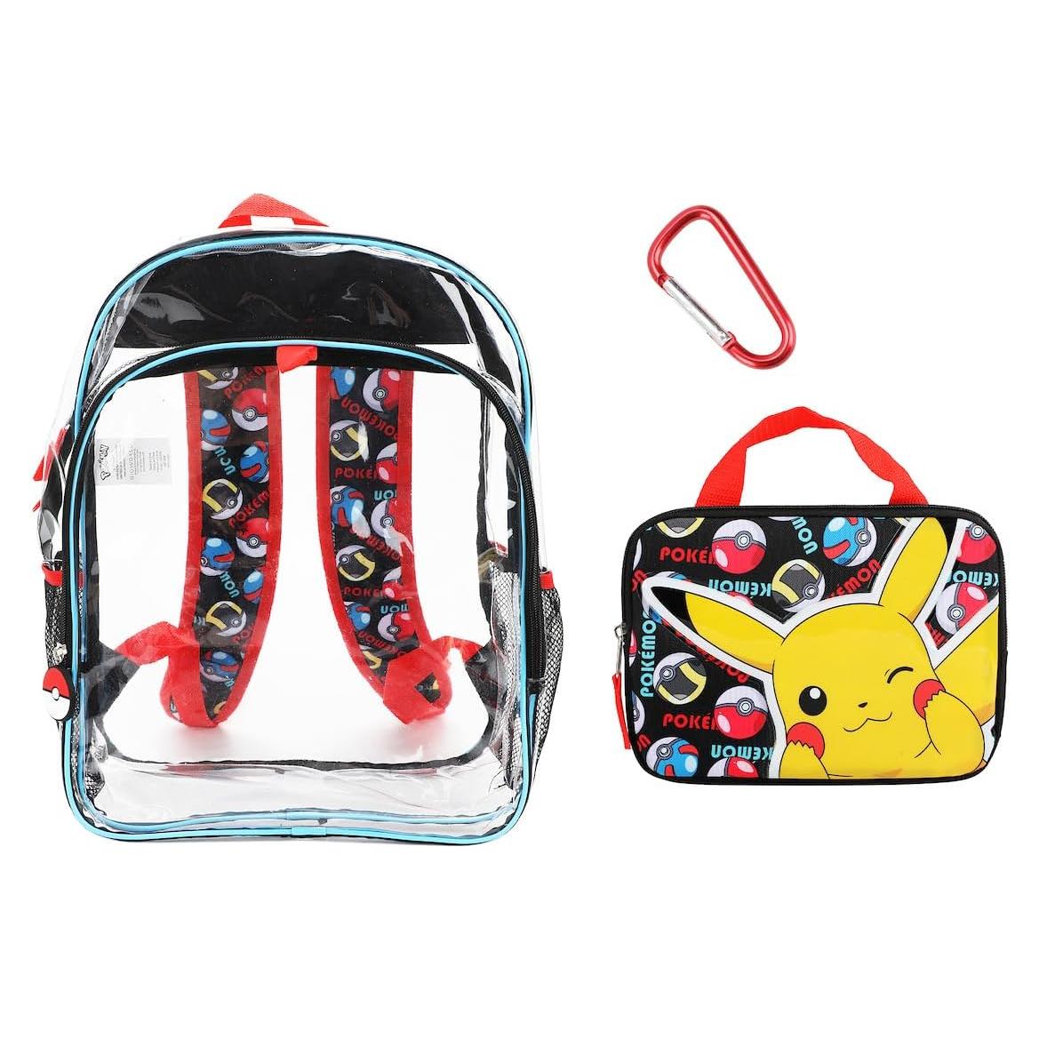 Mochila Bioworld Pokémon Pikachu 16" 3 Piezas con Estuche