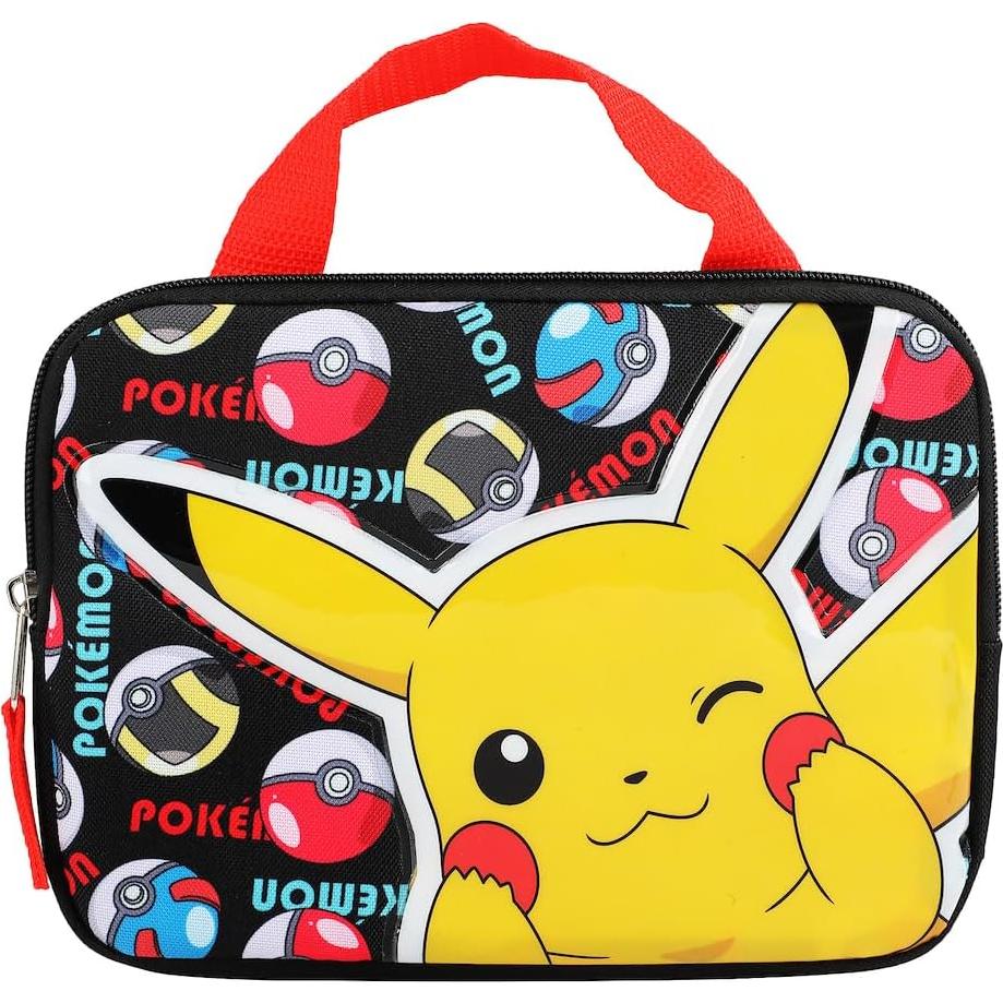 Mochila Bioworld Pokémon Pikachu 16" 3 Piezas con Estuche