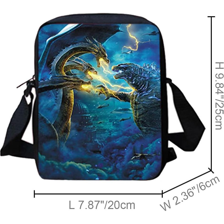 Conjunto de Mochila Escolar MATMO Monster Dragon 3 en 1
