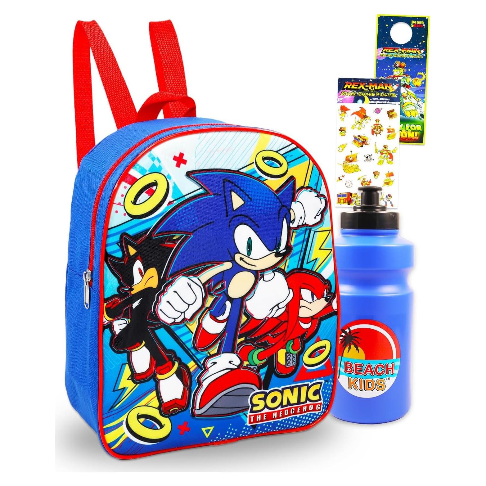 Mochila Mini Sonic the Hedgehog para Niños 30.5x20.3cm