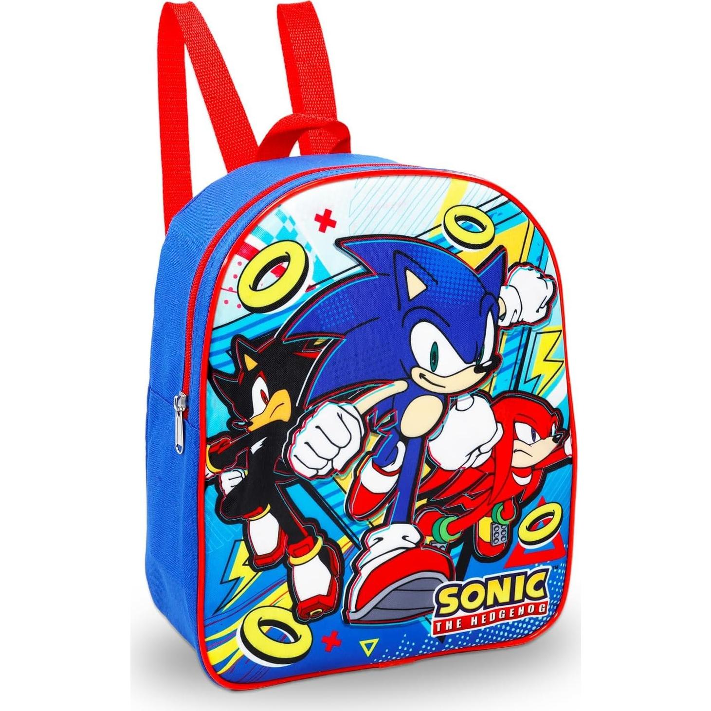 Mochila Mini Sonic the Hedgehog para Niños 30.5x20.3cm