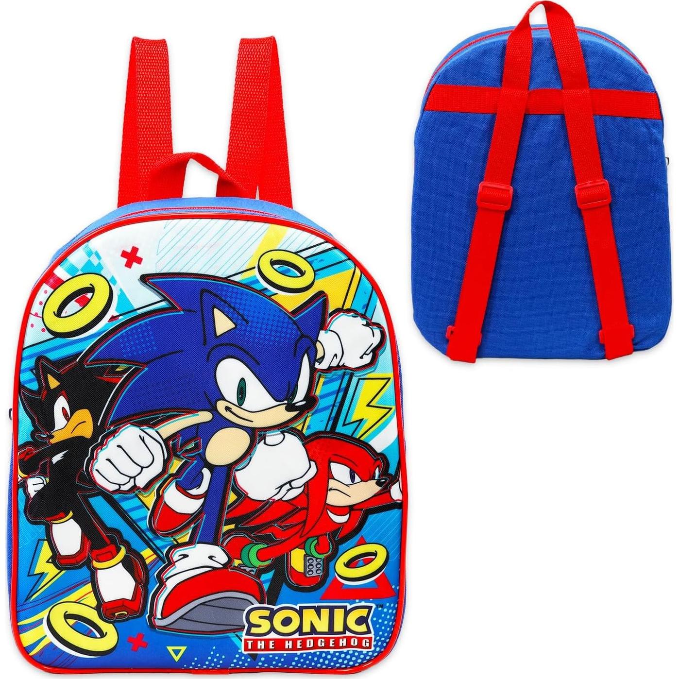 Mochila Mini Sonic the Hedgehog para Niños 30.5x20.3cm
