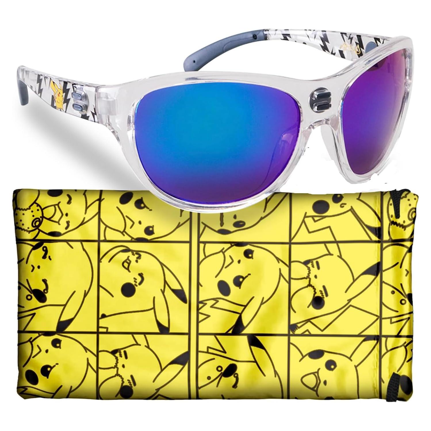Gafas de sol Pikachu Pokemon UV400 con estuche suave