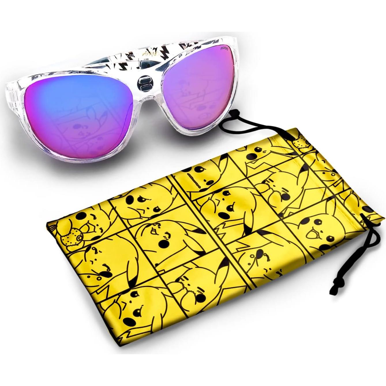 Gafas de sol Pikachu Pokemon UV400 con estuche suave