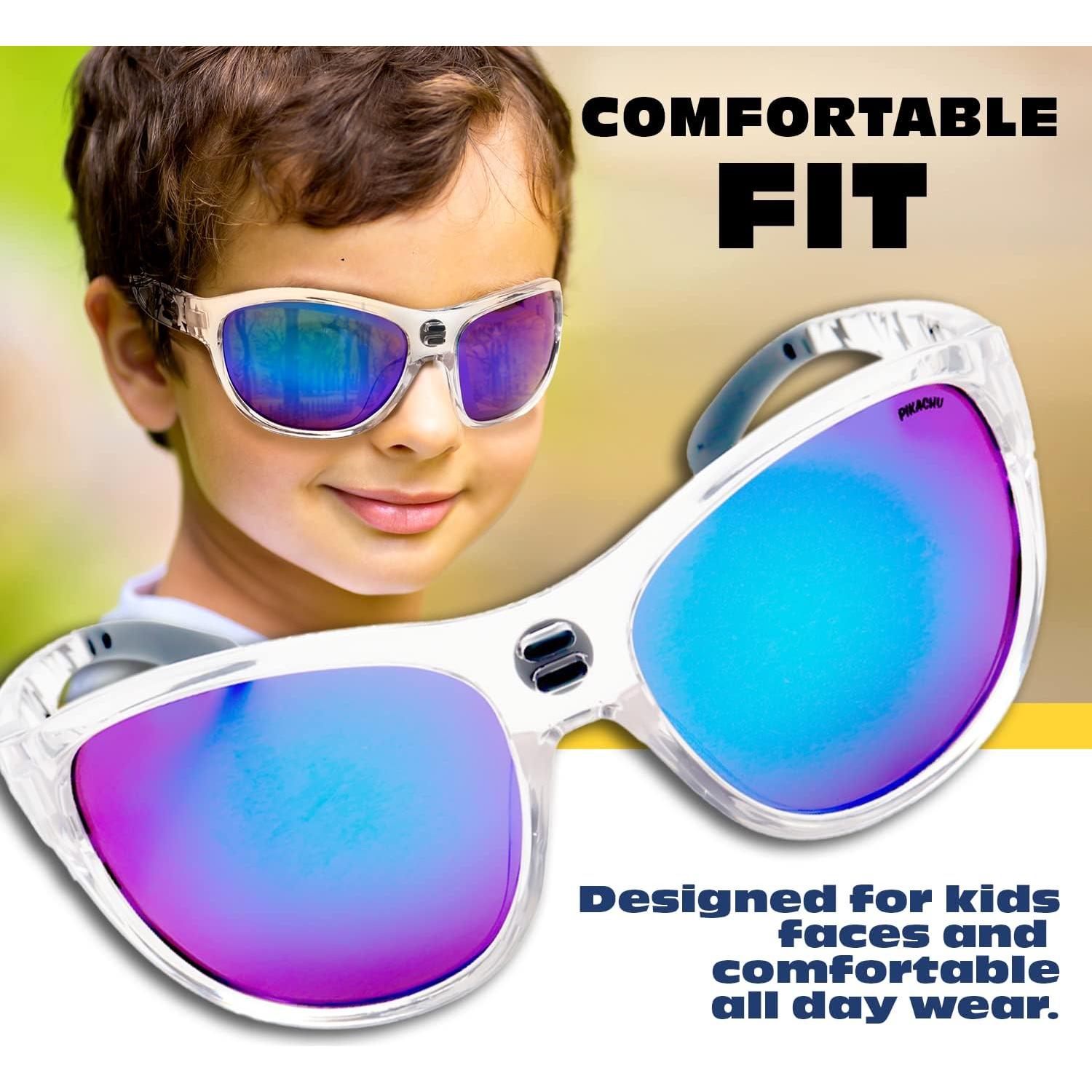 Gafas de sol Pikachu Pokemon UV400 con estuche suave