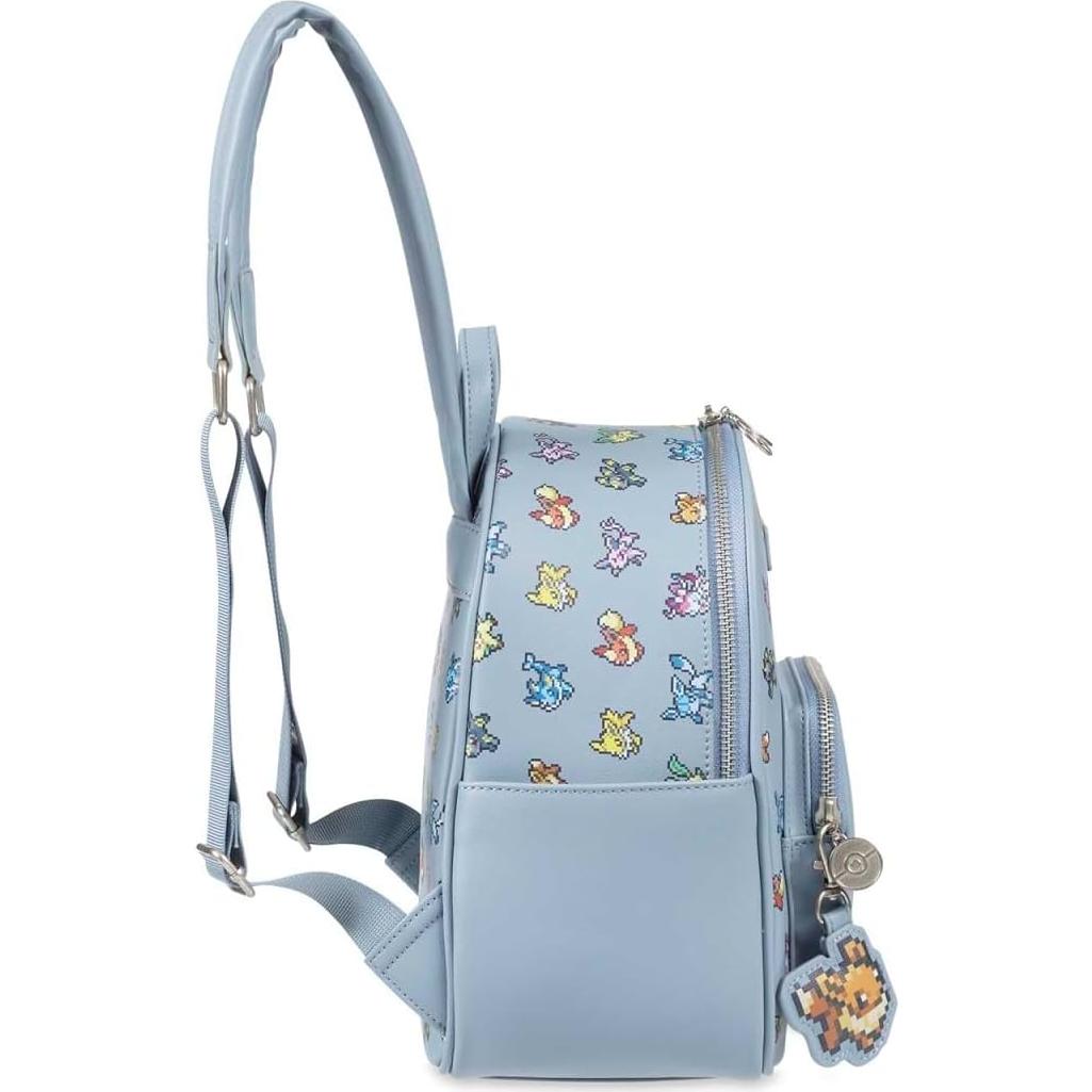 Mochila Mini Coleccionista de Pines Eevee Pokémon Center 23.6x16.5x27.4cm