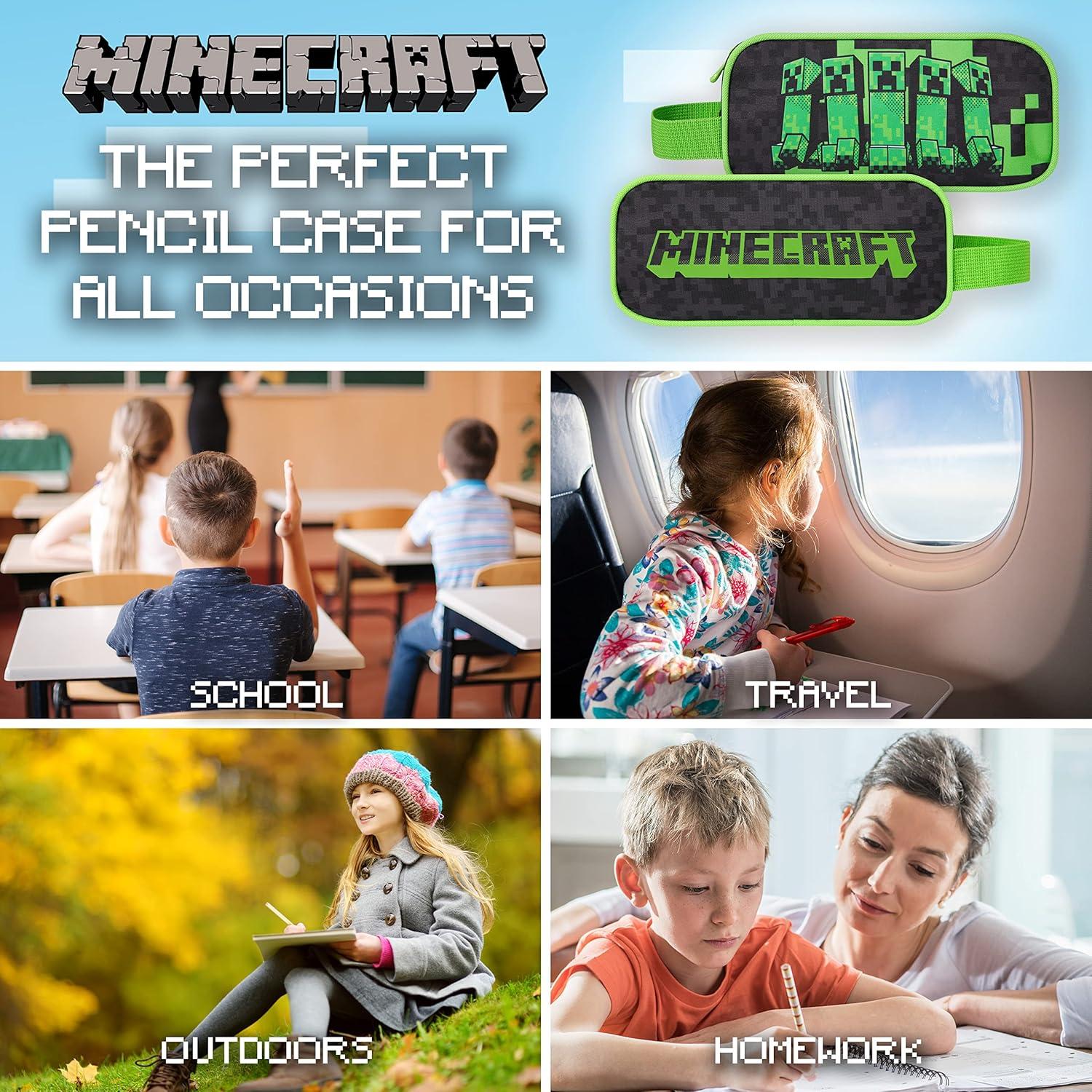 Estuche de Lápices Minecraft Gettrend 21x10x7 cm Niños