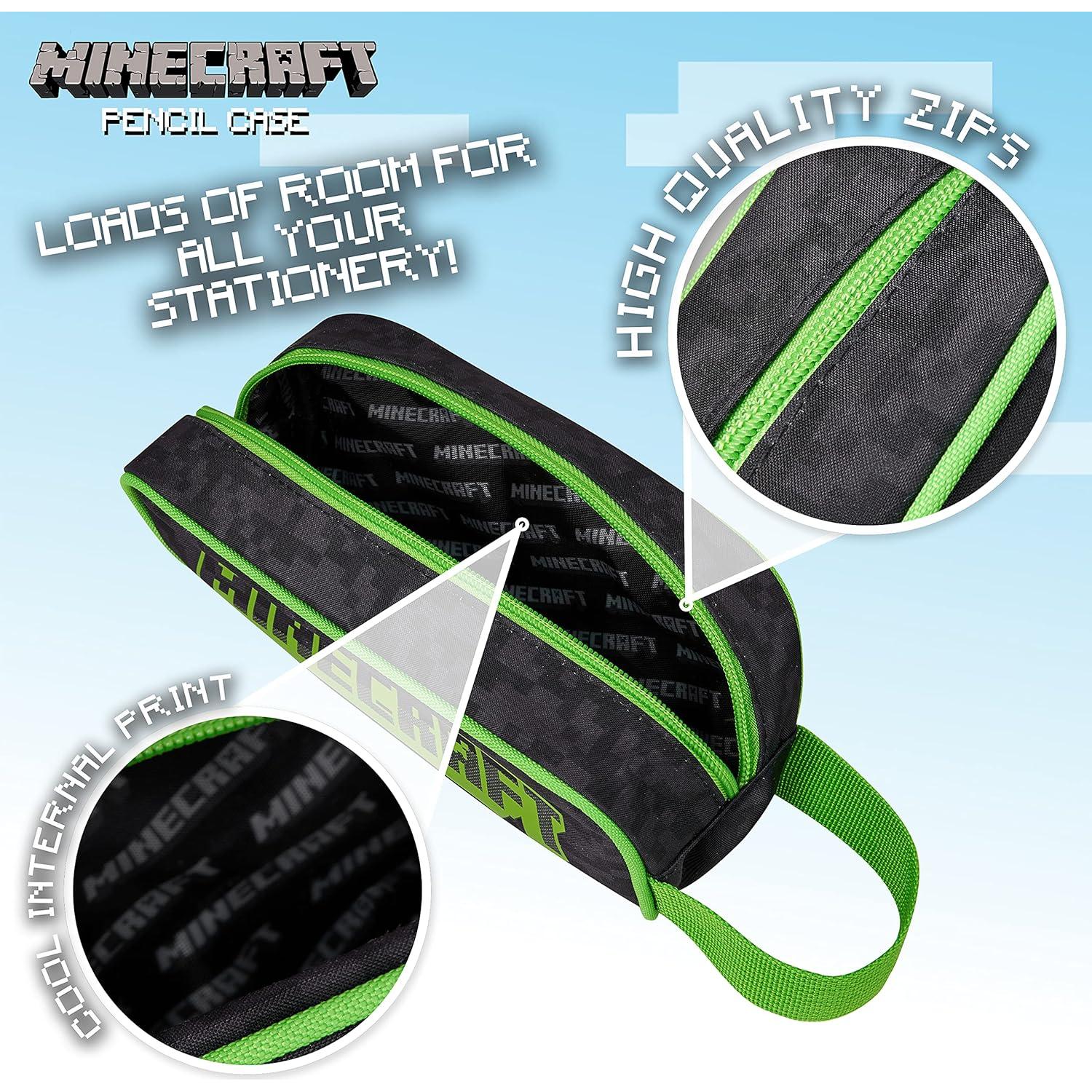 Estuche de Lápices Minecraft Gettrend 21x10x7 cm Niños