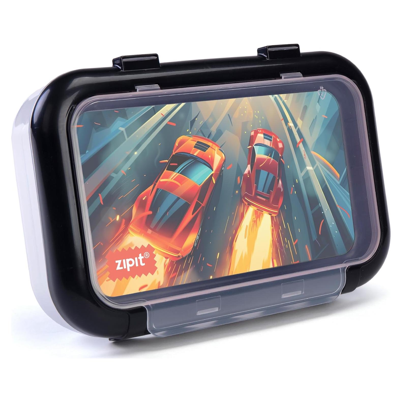 Estuche de Lápices ZIPIT de Plástico Reciclado 2 Compartimentos