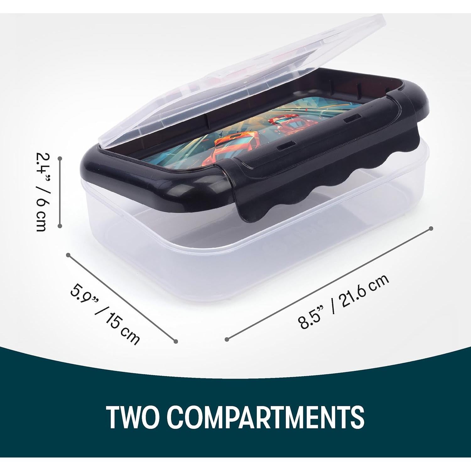 Estuche de Lápices ZIPIT de Plástico Reciclado 2 Compartimentos