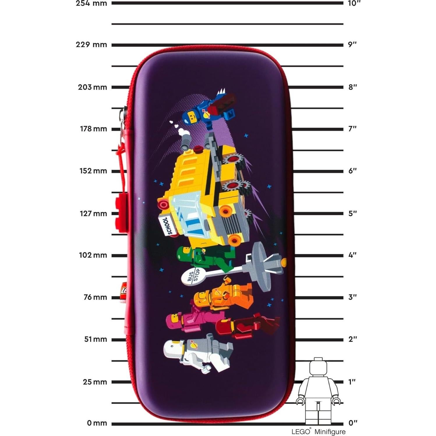 Estuche de Lápices Moldeado IQ LEGO Autobús Espacial 53500