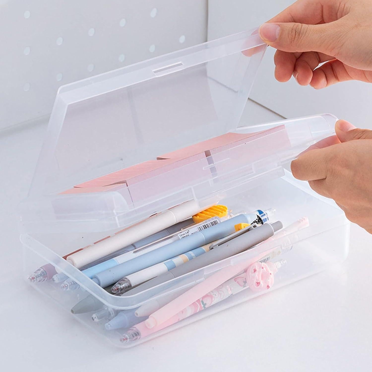 Caja de Lápices Doble Capa Nuozme Azul 20.8x11.7cm