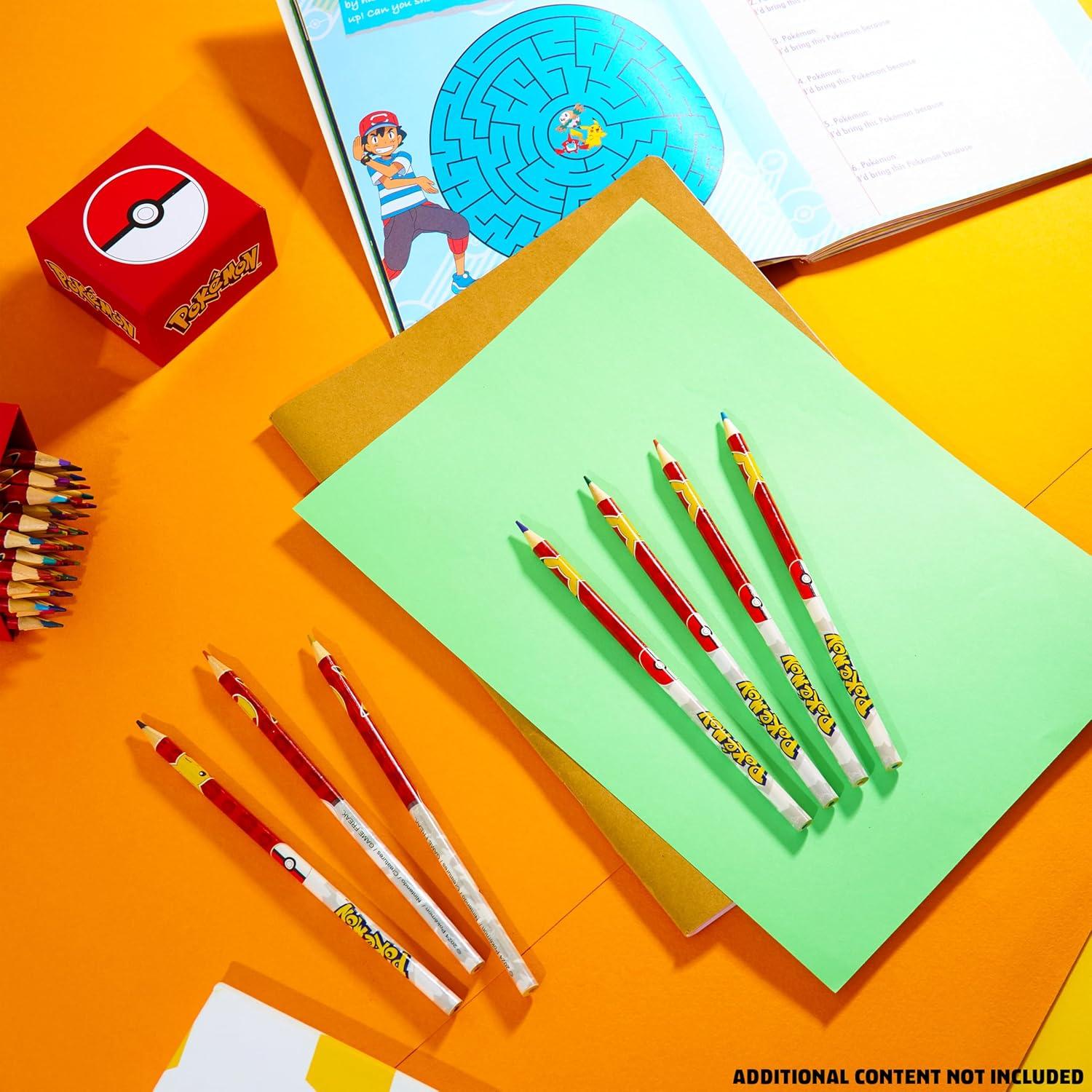 Juego de Lápices de Colores Pokémon 72 Piezas Pre Afiliados