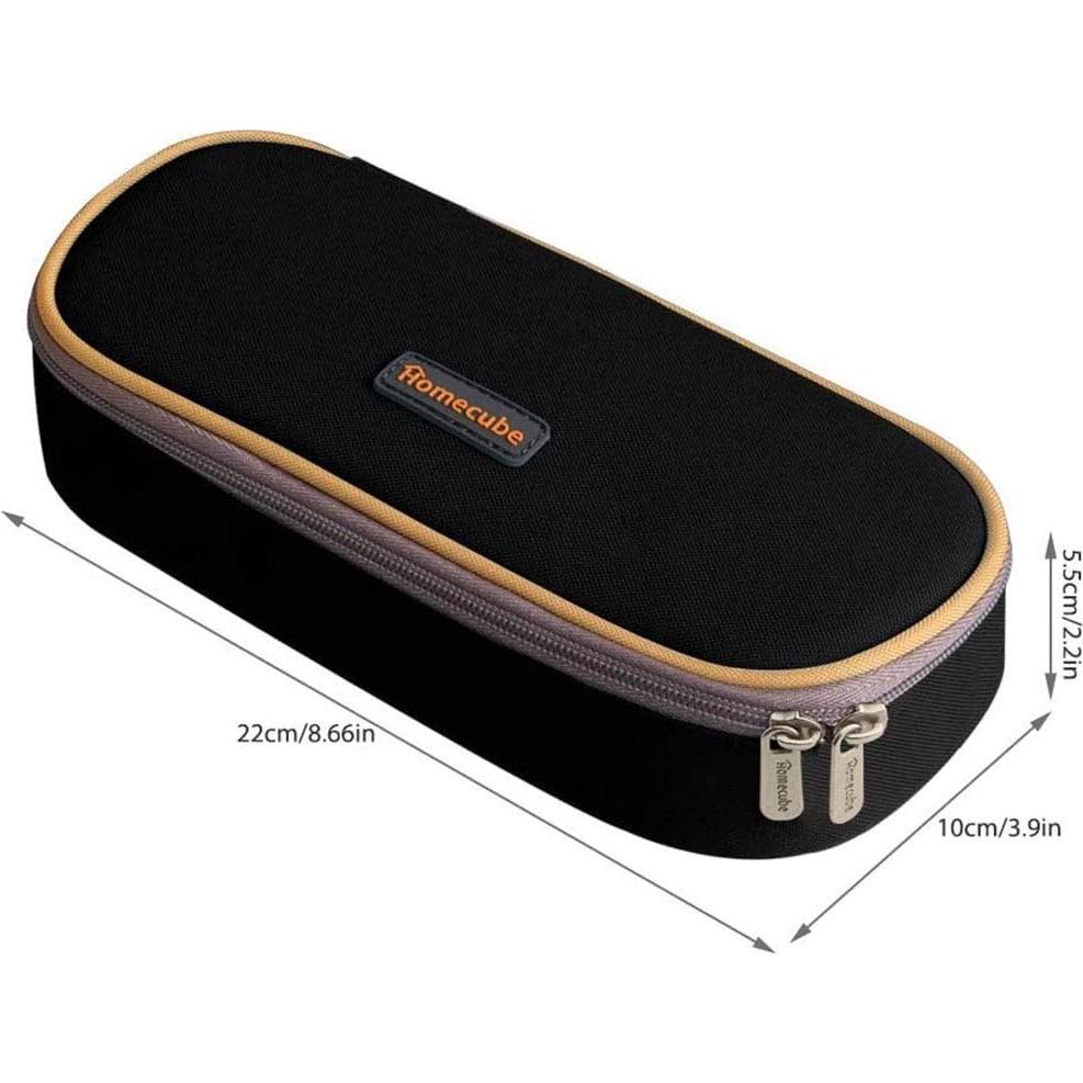 Estuche de Lápices Homecube Negro Impermeable 7.1x19.8x14.7 cm