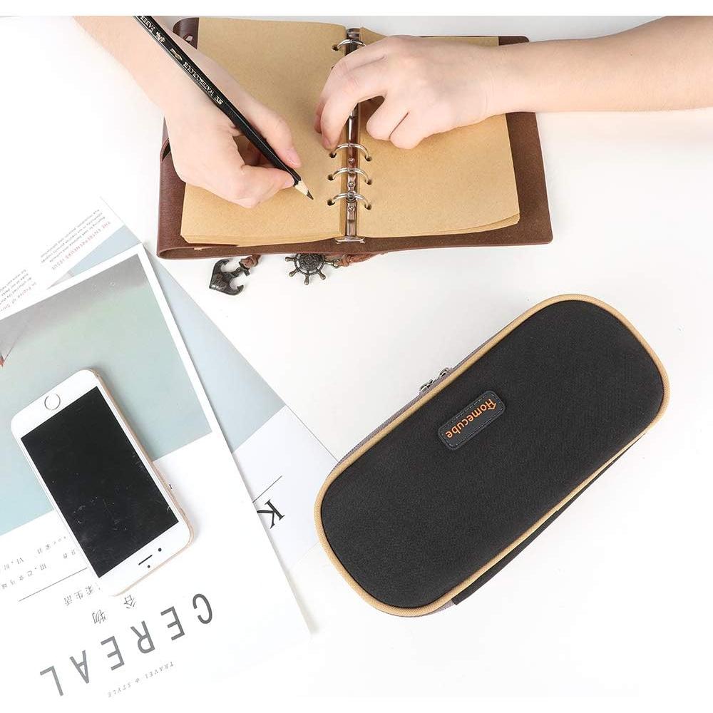 Estuche de Lápices Homecube Negro Impermeable 7.1x19.8x14.7 cm