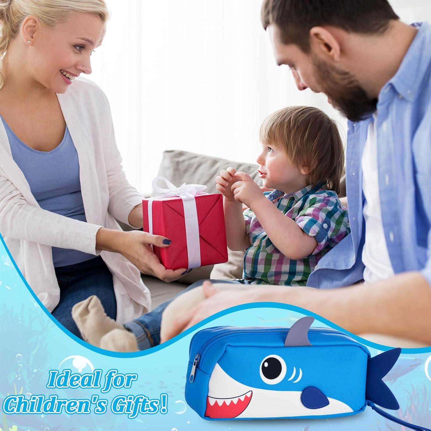 Estuche de Lápices 3D Tiburón Qyeahkj - Gran Capacidad