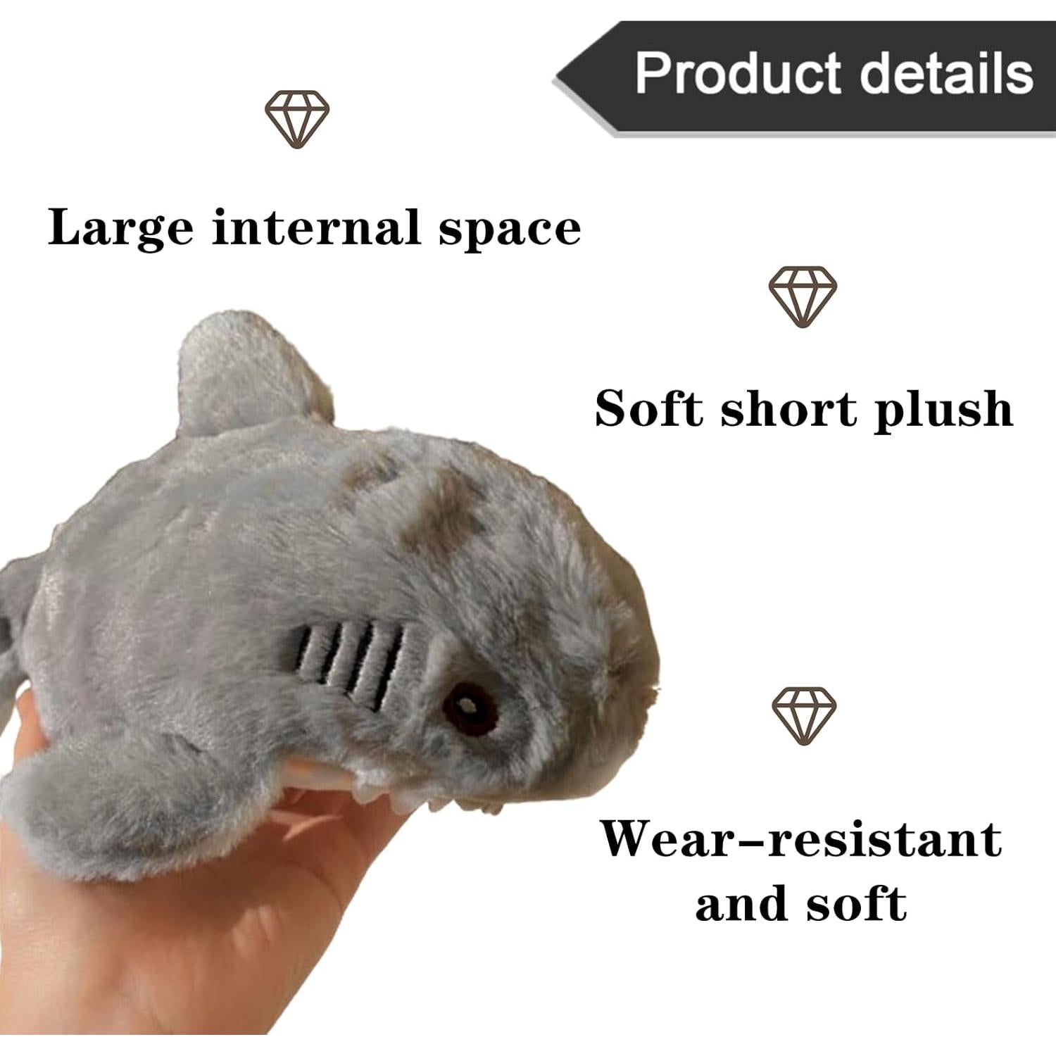 Estuche de Lápices de Tiburón JiathreeJ 22x12 cm