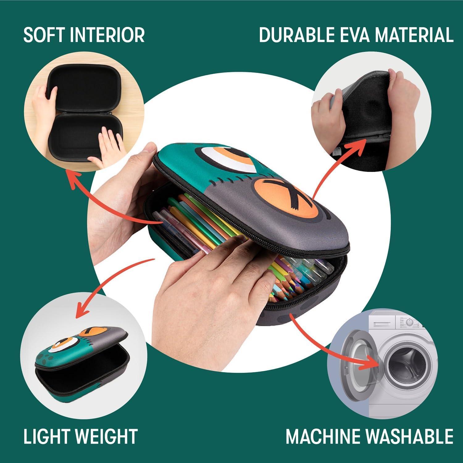 Estuche de Lápices Zombie ZIPIT para Niños - Gran Capacidad