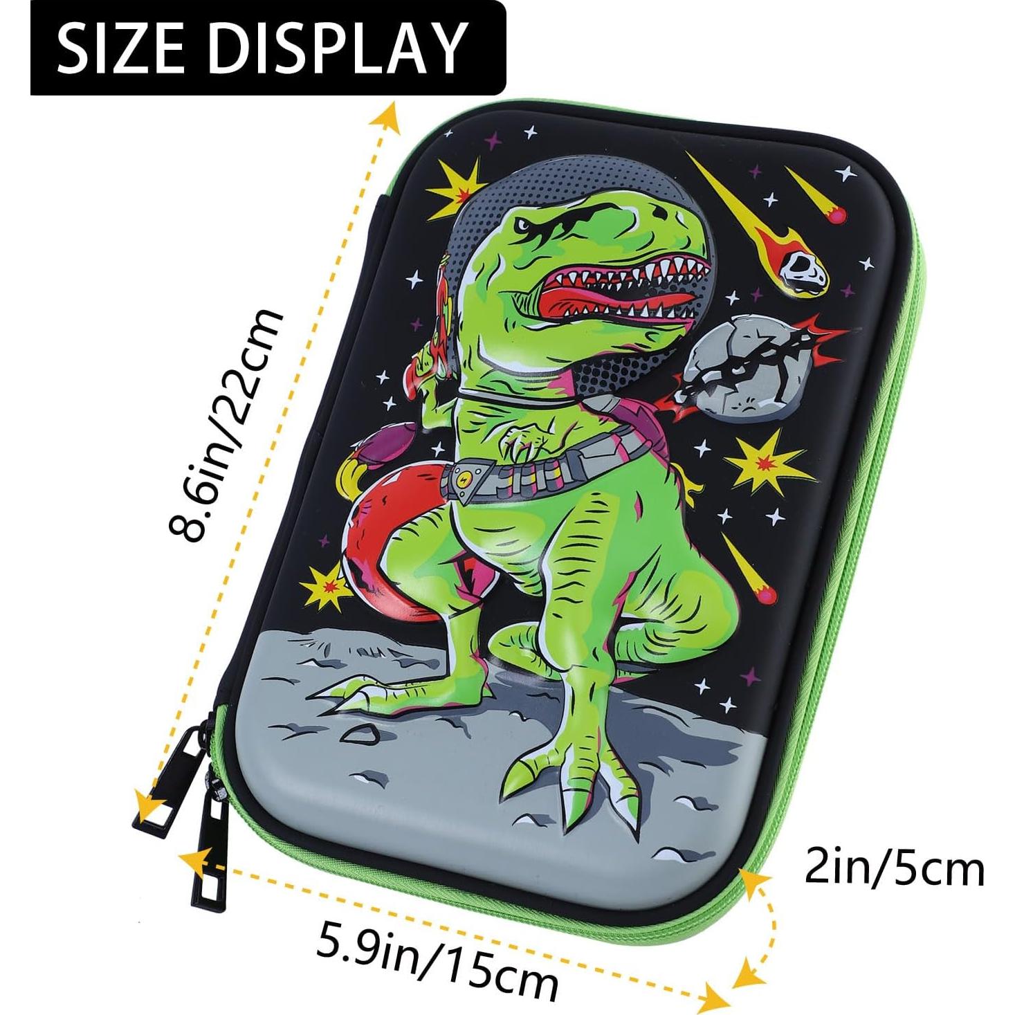 Estuche de Dinosaurio SOOCUTE para Niños - Organizador Escolar