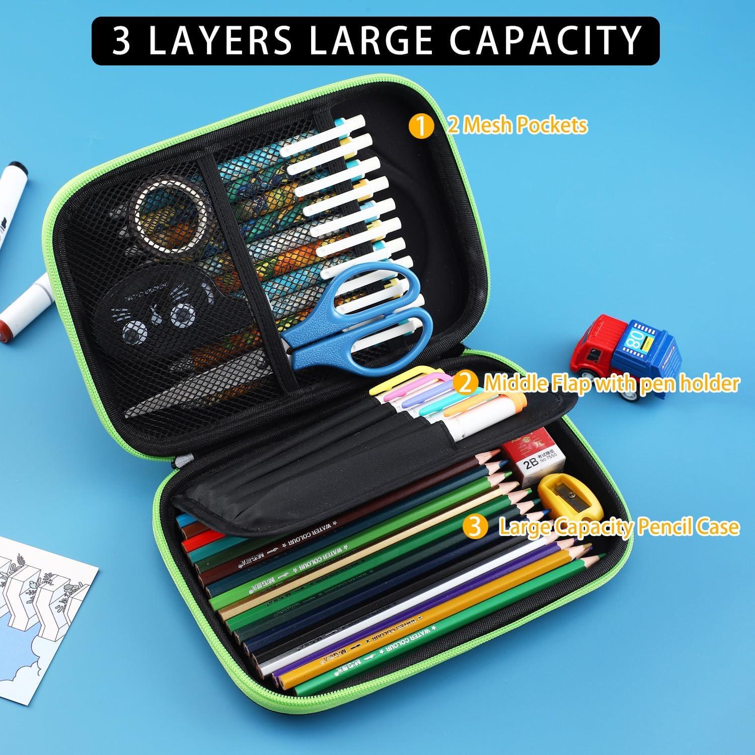 Estuche de Dinosaurio SOOCUTE para Niños - Organizador Escolar