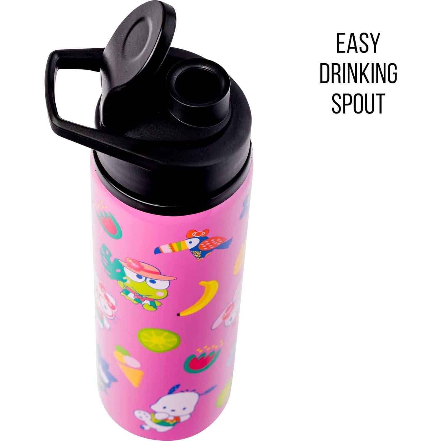 Botella de Agua Acero Inoxidable 740 ml Silver Buffalo Hello Kitty