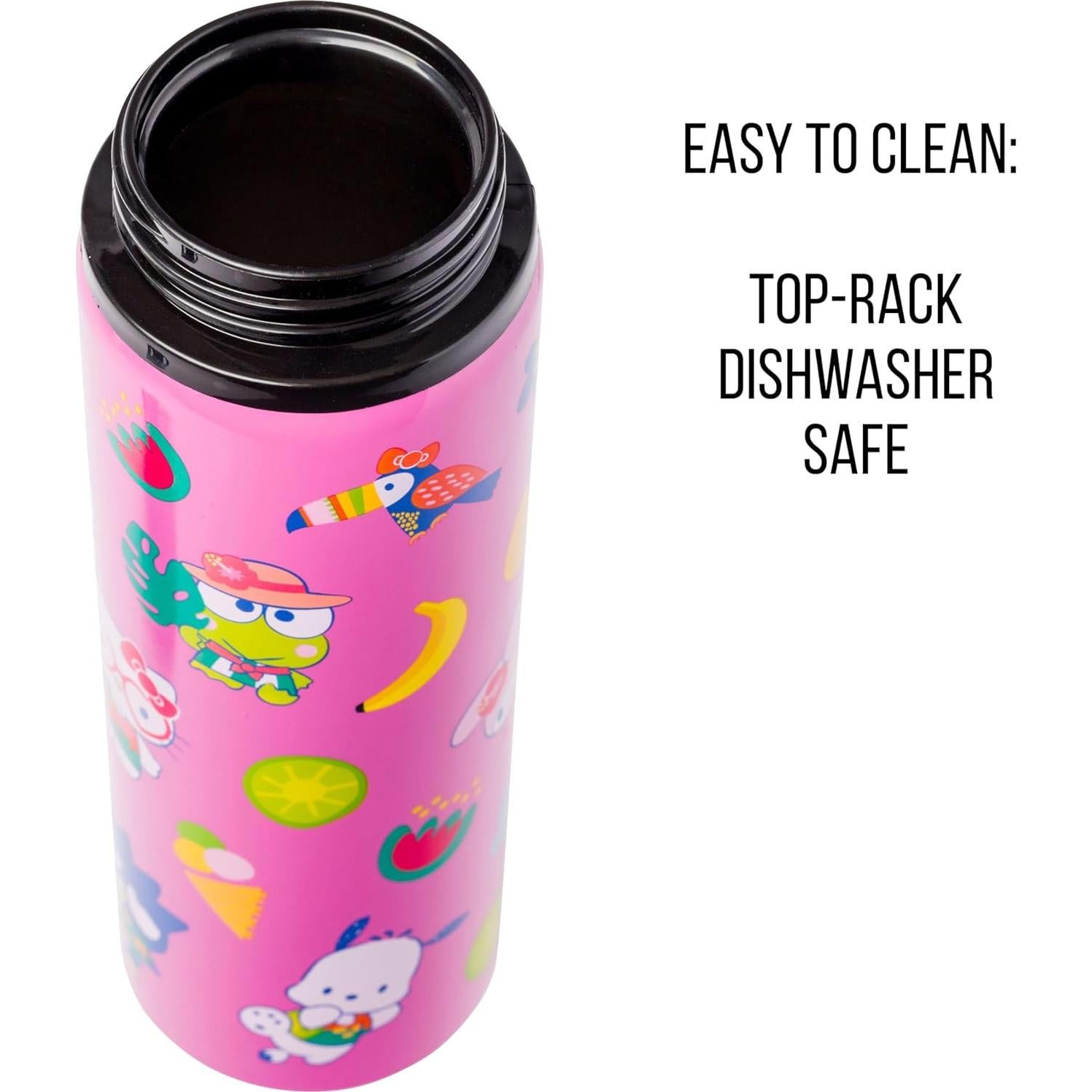 Botella de Agua Acero Inoxidable 740 ml Silver Buffalo Hello Kitty