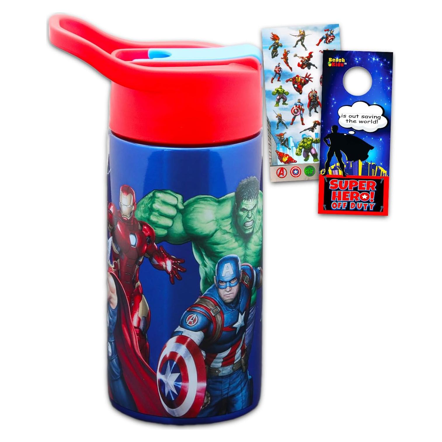 Botella de Agua Reutilizable Marvel Avengers 414 ml Acero Inoxidable