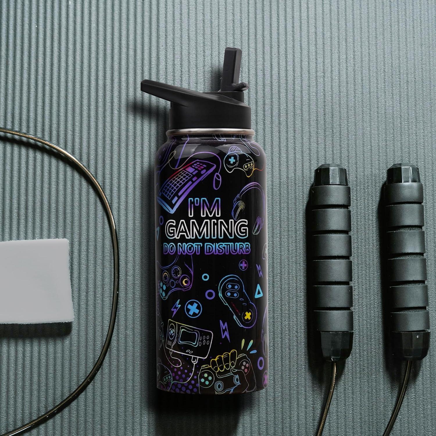 Botella de Agua Aislada 32 oz ZNYYZYBA Acero Inoxidable