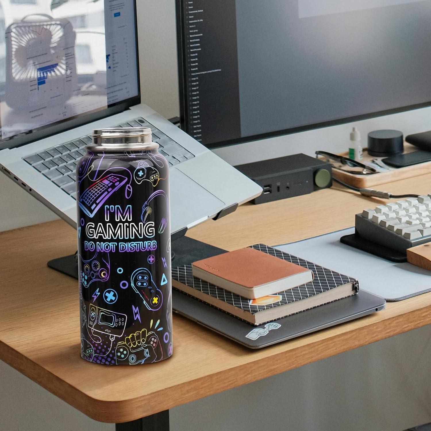 Botella de Agua Aislada 32 oz ZNYYZYBA Acero Inoxidable