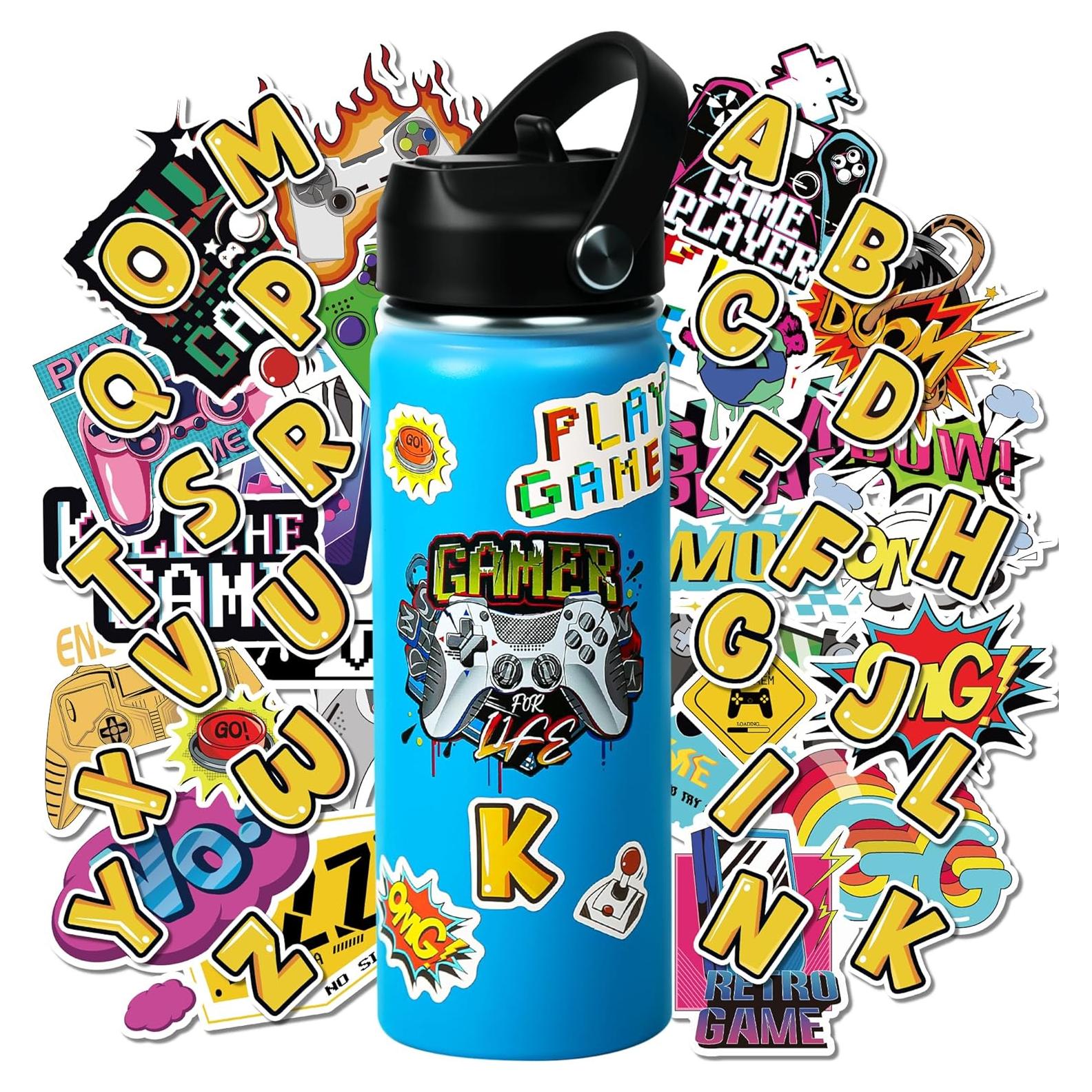 Botella de Agua Aislada 0.5L SEGXCFL Azul con Popote