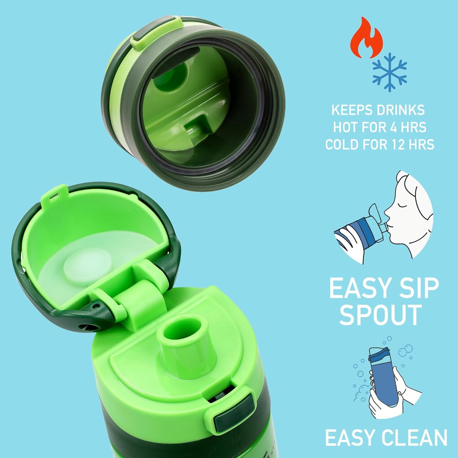 Botella de Agua Acero Inoxidable Bioworld Minecraft 710 ml