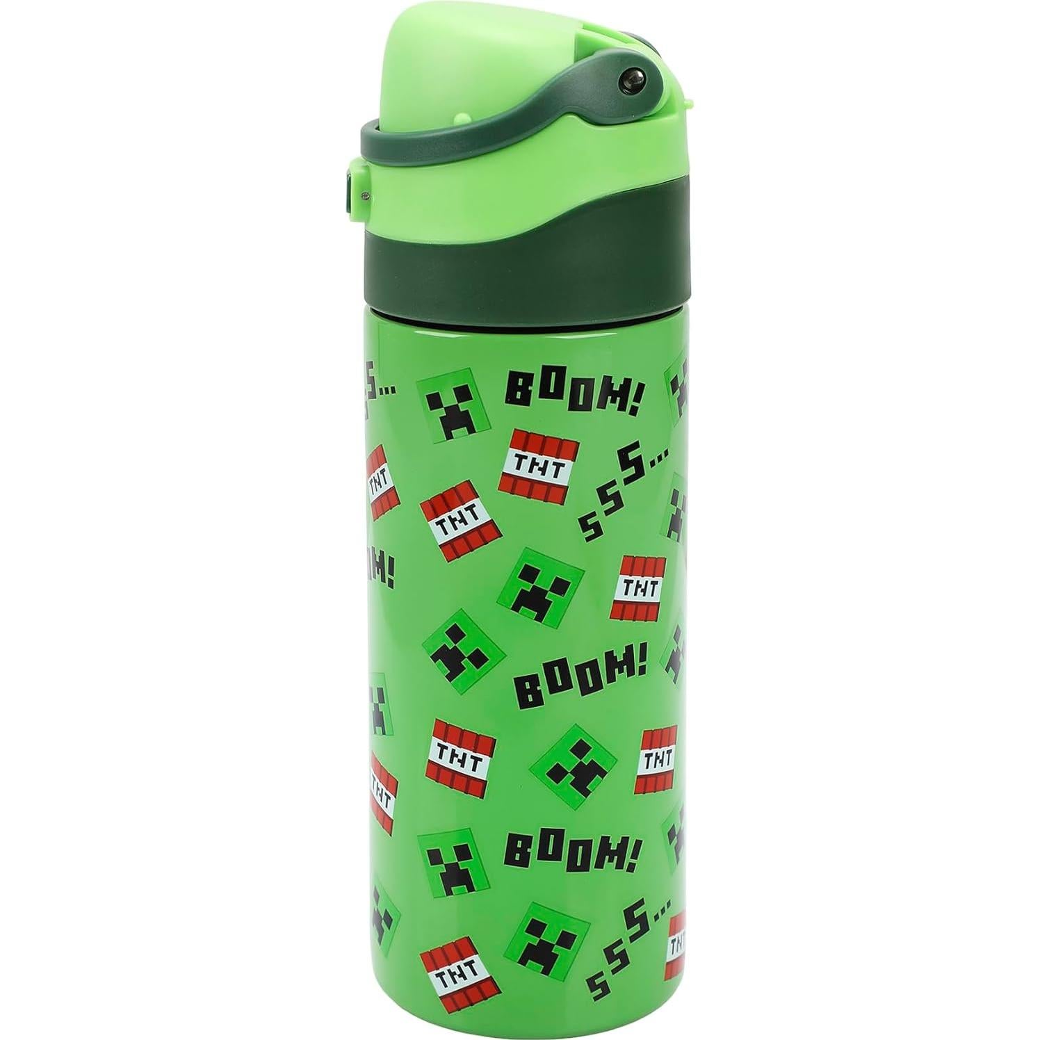 Botella de Agua Acero Inoxidable Bioworld Minecraft 710 ml