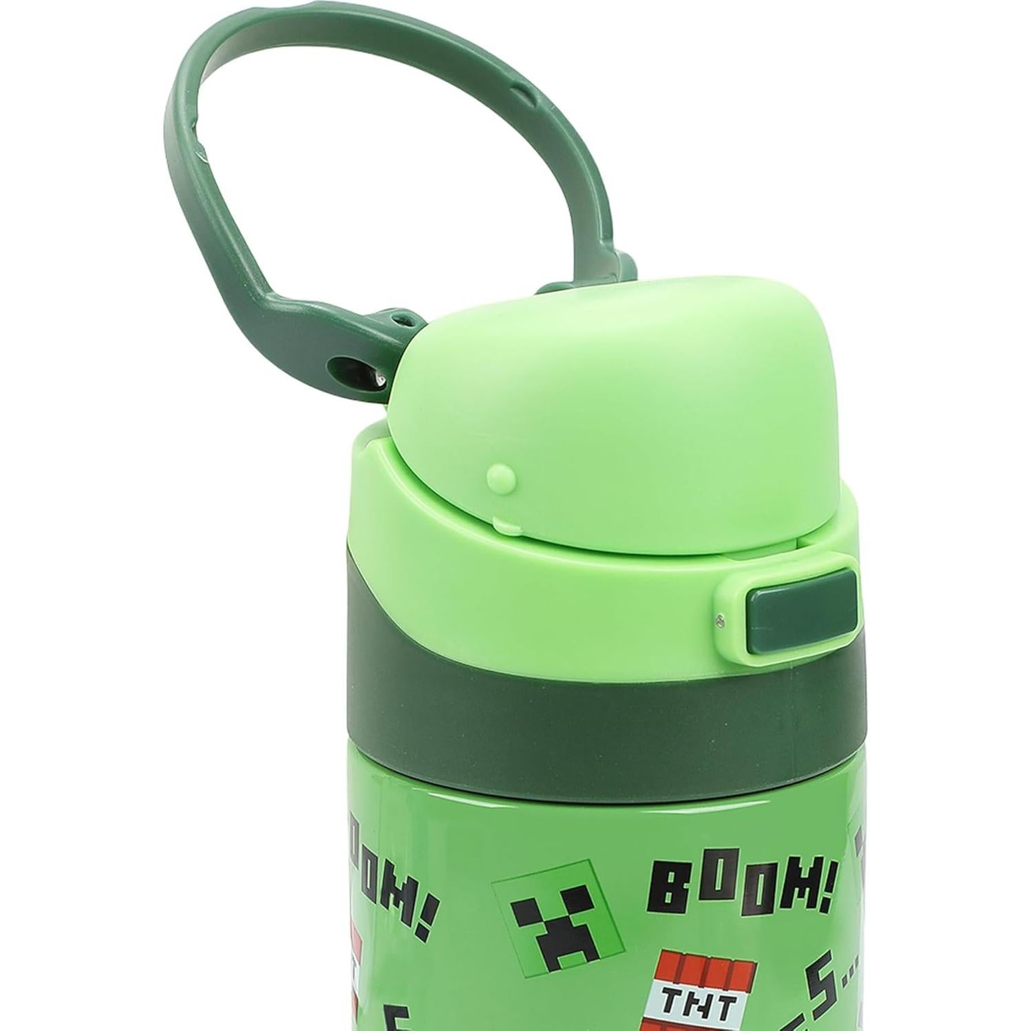 Botella de Agua Acero Inoxidable Bioworld Minecraft 710 ml