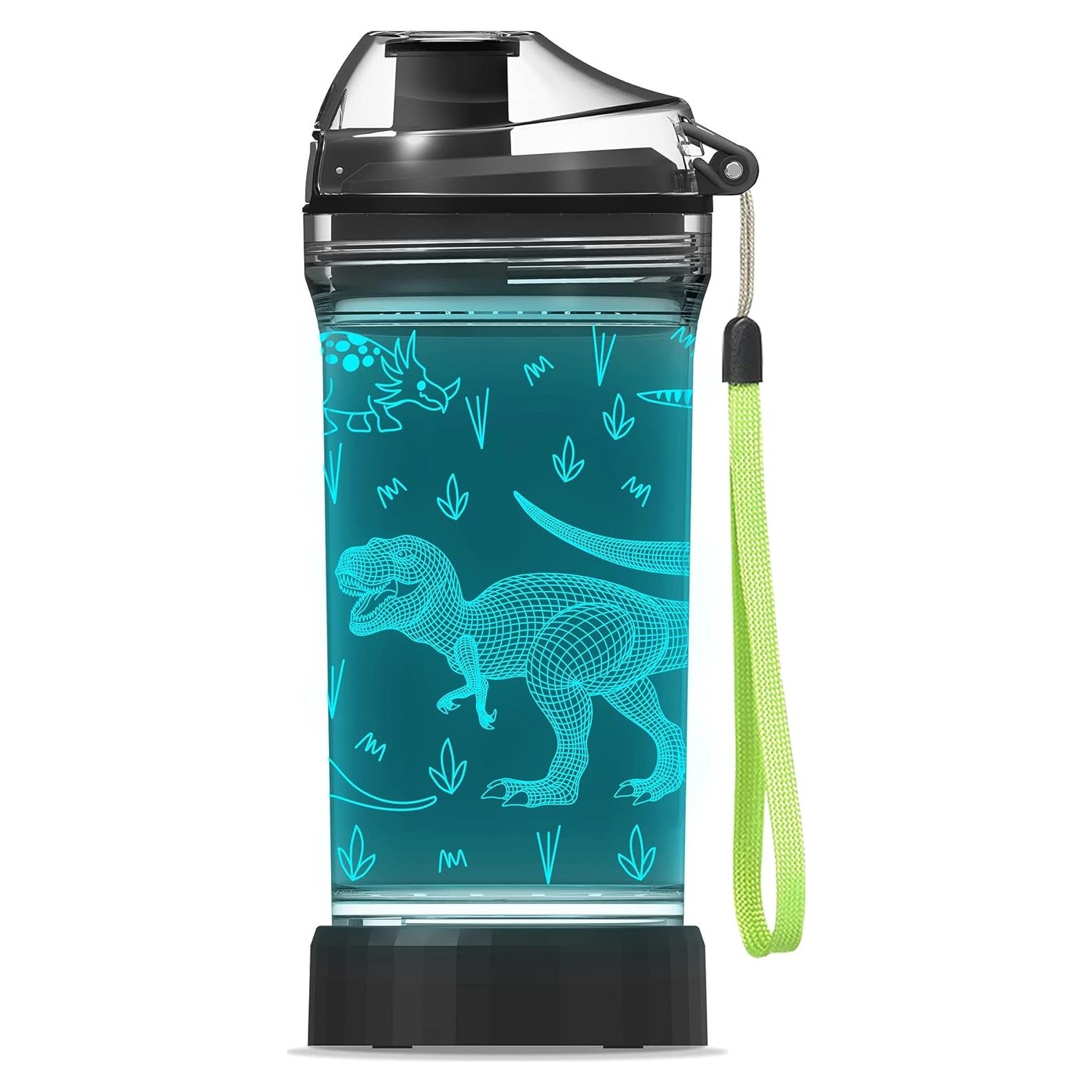 Botella de Agua 3D Dinosaurio YuanDian 414ml Tritan BPA Libre