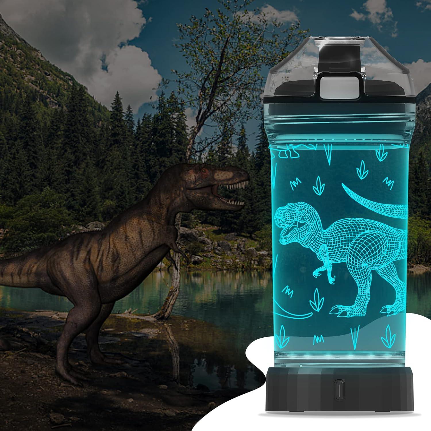 Botella de Agua 3D Dinosaurio YuanDian 414ml Tritan BPA Libre