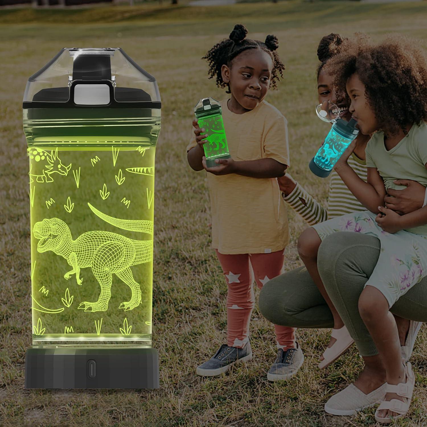 Botella de Agua 3D Dinosaurio YuanDian 414ml Tritan BPA Libre